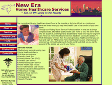 Tablet Screenshot of newerahomehealthcare.com